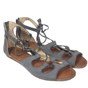 Fergie Gordie Blue Gladiator Summer Sandals Size 8M